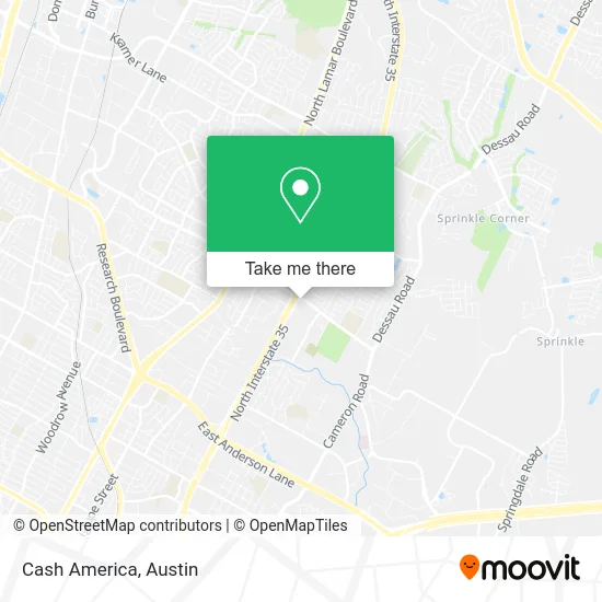 Cash America map