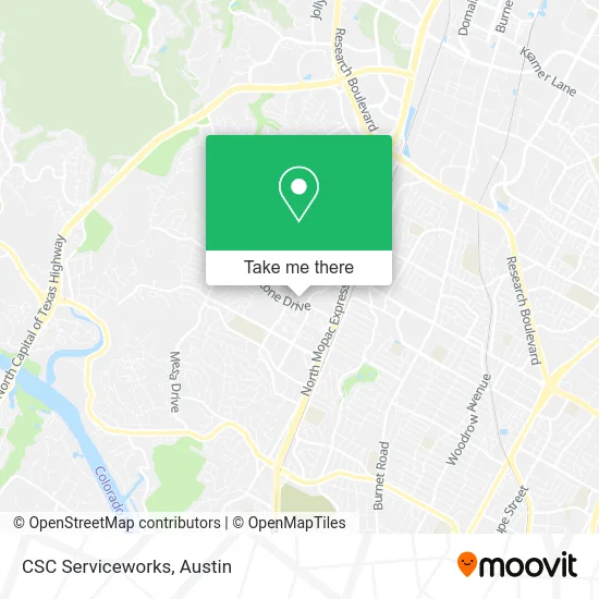 CSC Serviceworks map