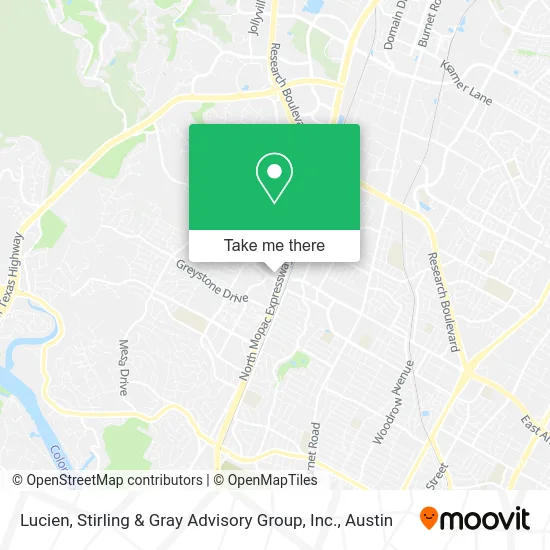 Lucien, Stirling & Gray Advisory Group, Inc. map