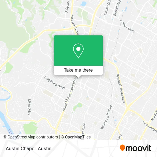 Austin Chapel map