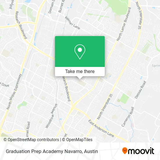 Graduation Prep Academy Navarro map