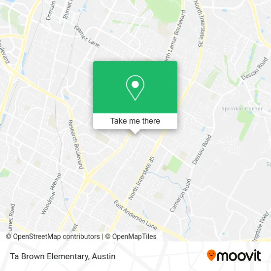 Ta Brown Elementary map