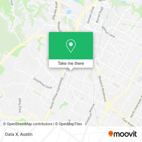 Data X map