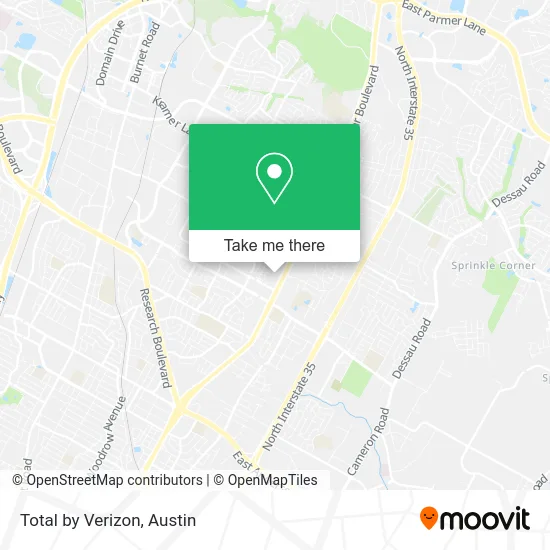 Total by Verizon map