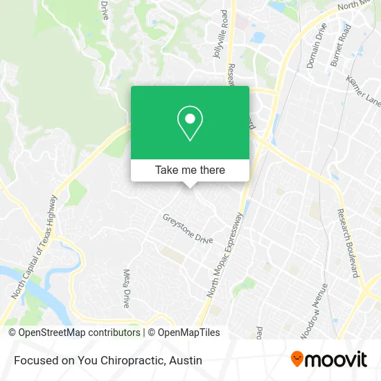 Focused on You Chiropractic map