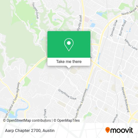 Aarp Chapter 2700 map