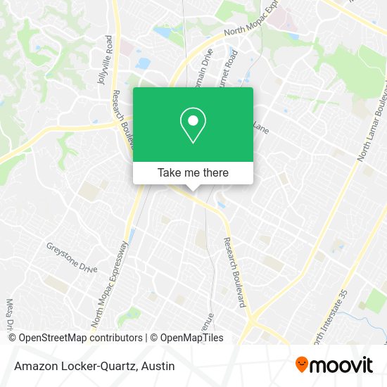 Amazon Locker-Quartz map