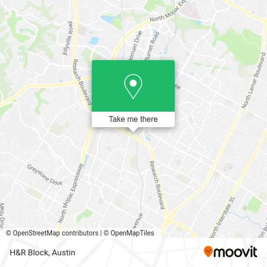 H&R Block map