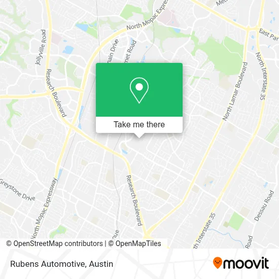 Rubens Automotive map