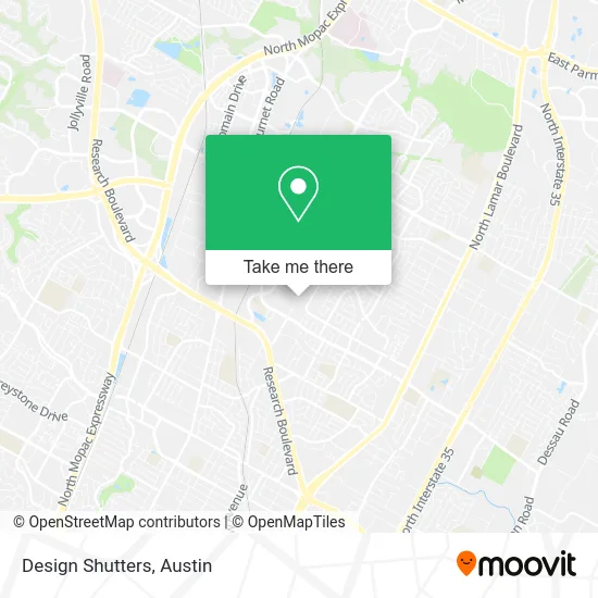 Design Shutters map