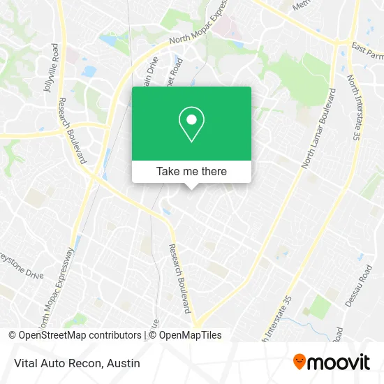 Vital Auto Recon map