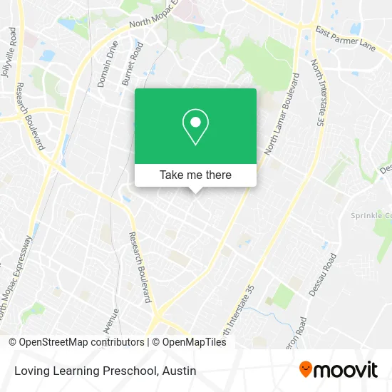 Loving Learning Preschool map
