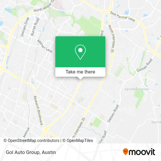 Gol Auto Group map