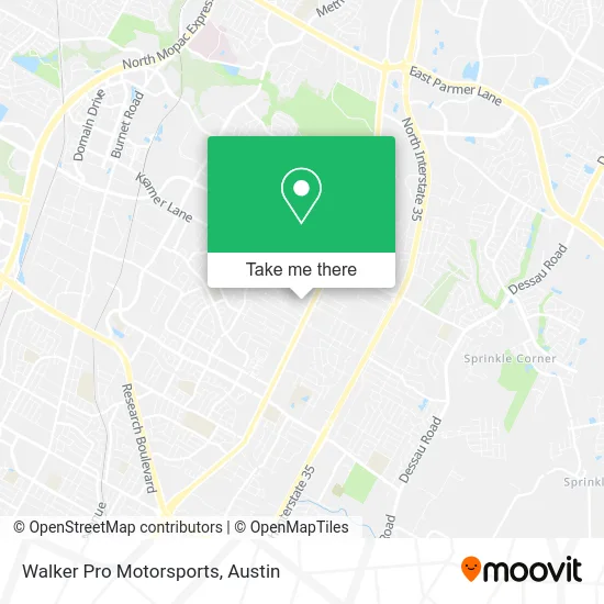 Walker Pro Motorsports map