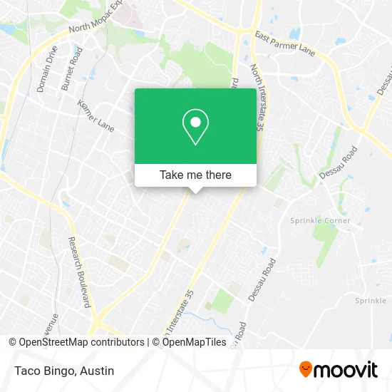 Taco Bingo map