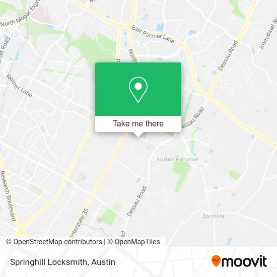Springhill Locksmith map