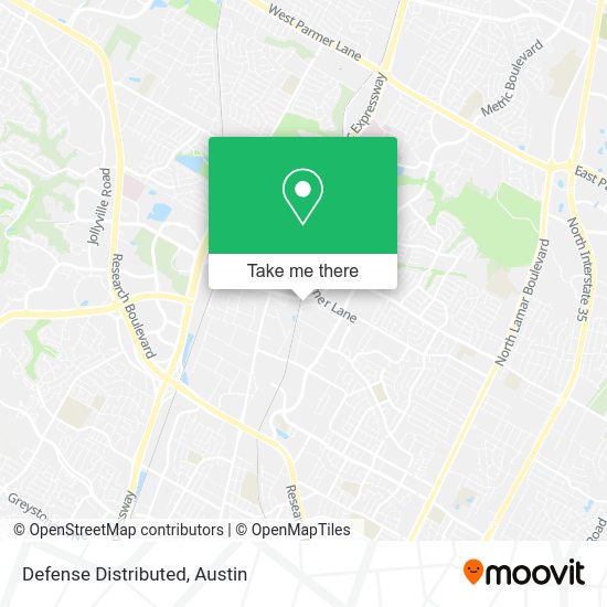Defense Distributed map