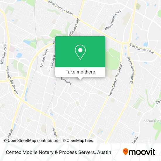Centex Mobile Notary & Process Servers map