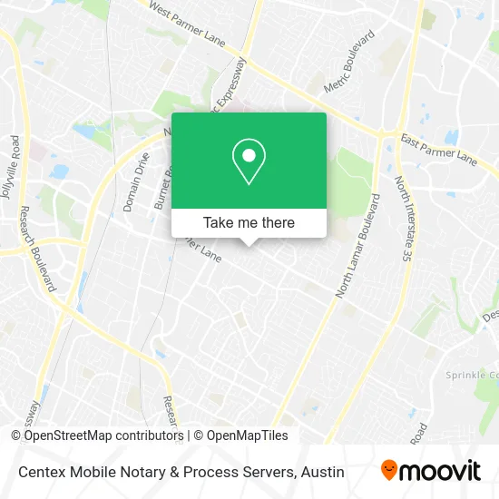 Centex Mobile Notary & Process Servers map