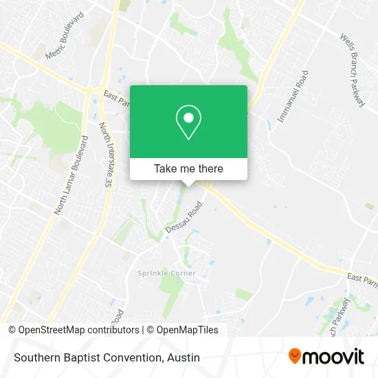 Southern Baptist Convention map