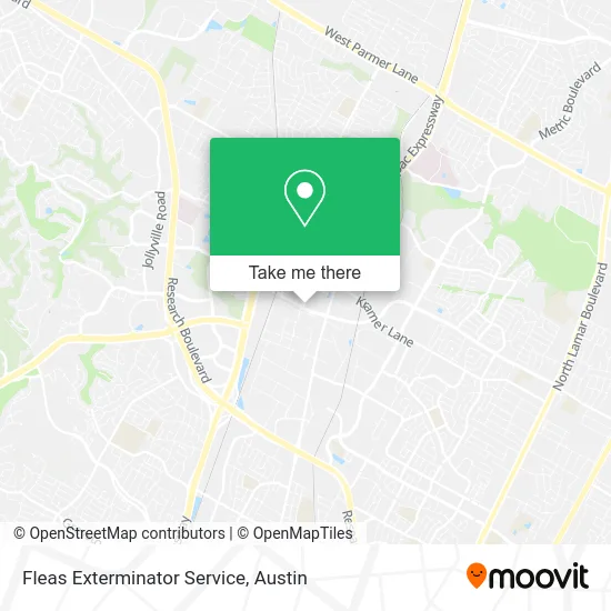 Fleas Exterminator Service map