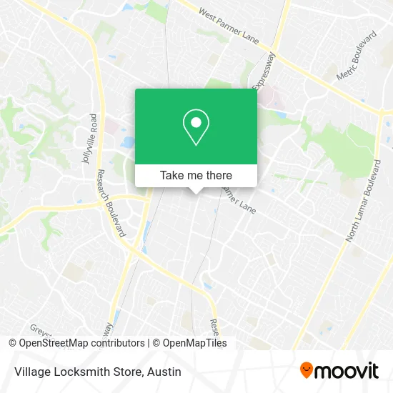 Village Locksmith Store map