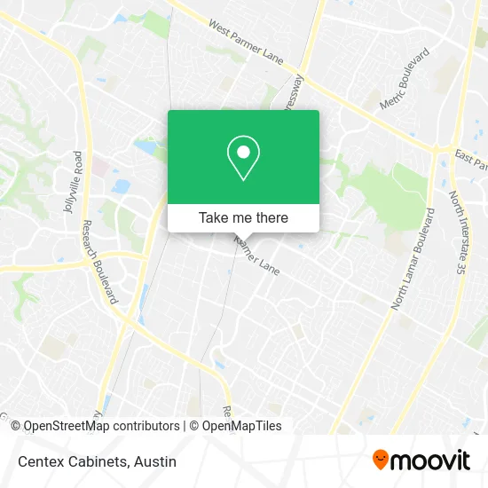 Centex Cabinets map