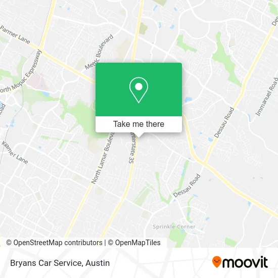 Bryans Car Service map