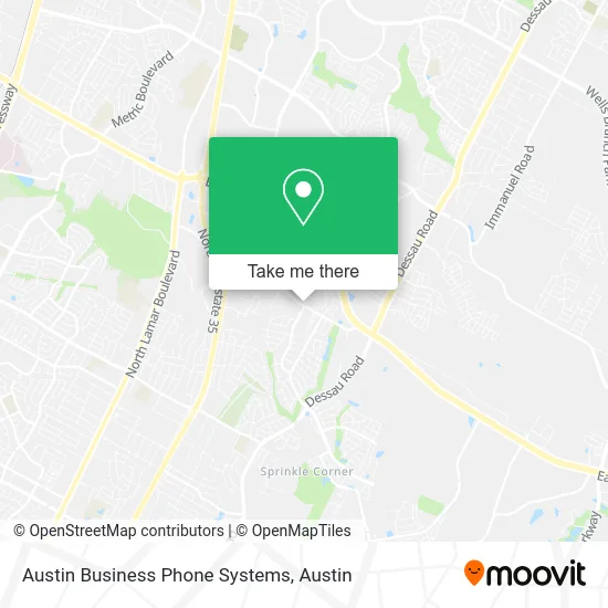 Austin Business Phone Systems map