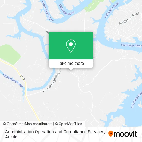 Administration Operation and Compliance Services map
