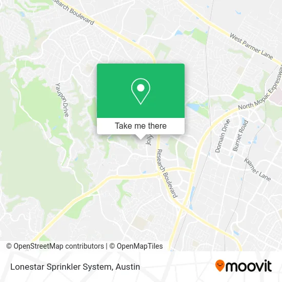Lonestar Sprinkler System map