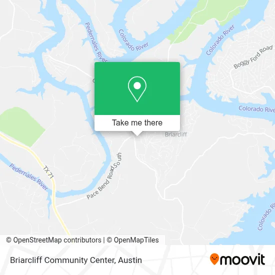 Briarcliff Community Center map