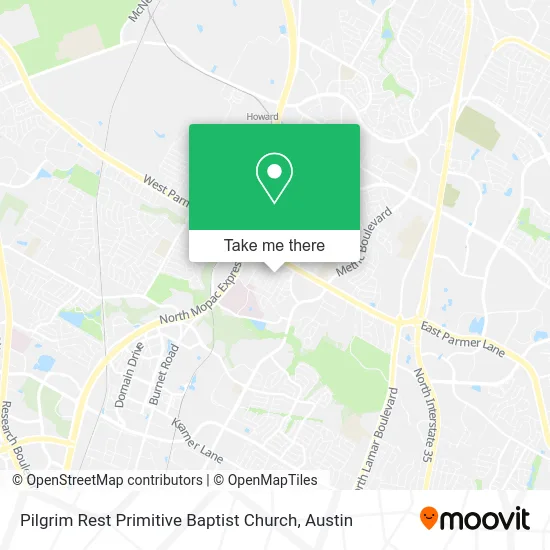 Pilgrim Rest Primitive Baptist Church map