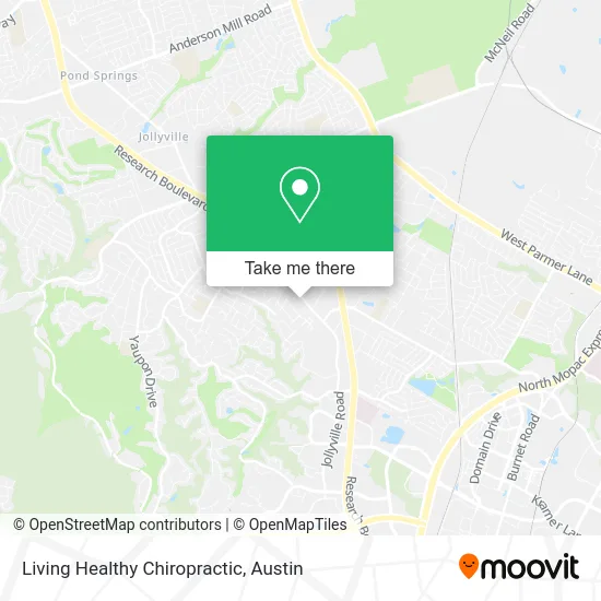 Living Healthy Chiropractic map