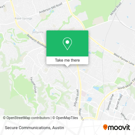 Secure Communications map