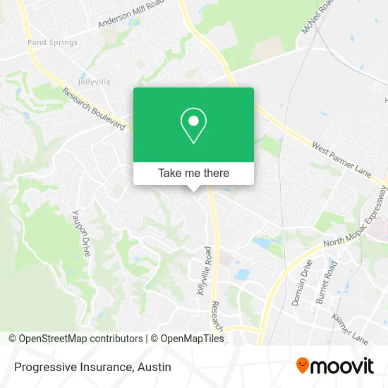 Progressive Insurance map