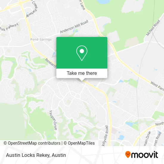 Austin Locks Rekey map