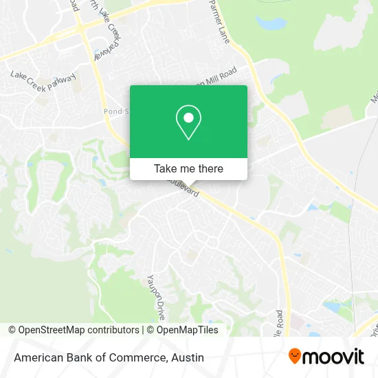 American Bank of Commerce map