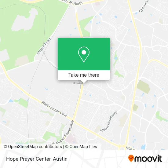 Hope Prayer Center map