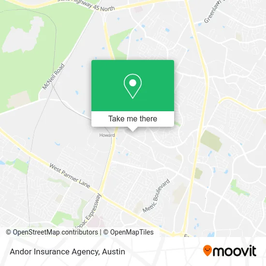 Andor Insurance Agency map