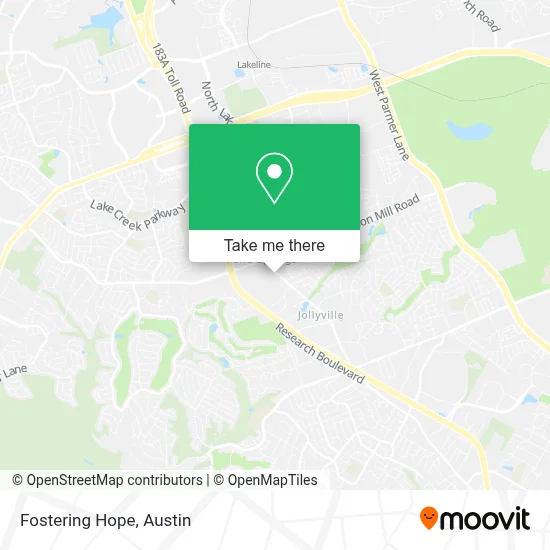 Fostering Hope map