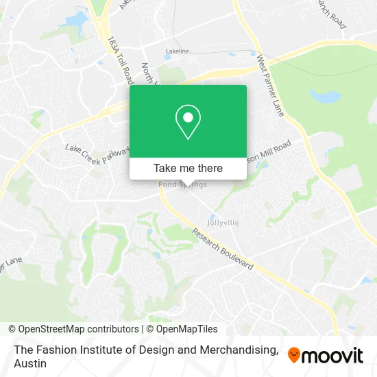 The Fashion Institute of Design and Merchandising map