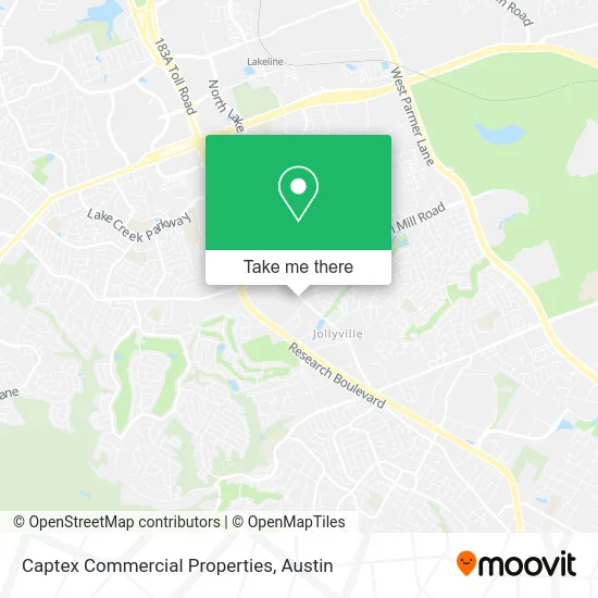 Captex Commercial Properties map