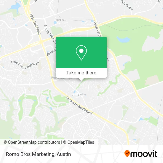 Romo Bros Marketing map