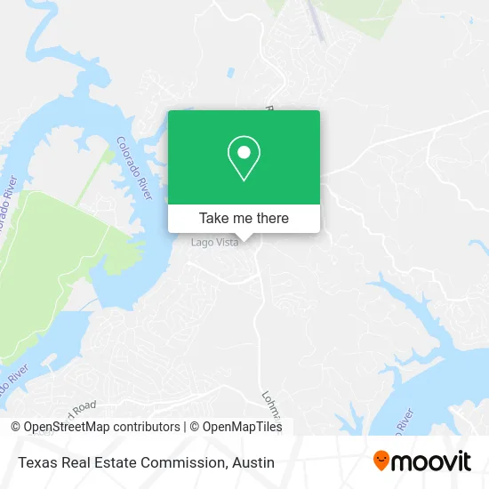 Texas Real Estate Commission map