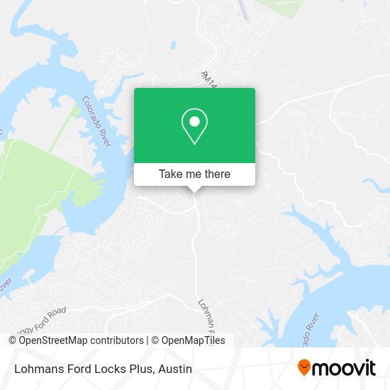 Lohmans Ford Locks Plus map