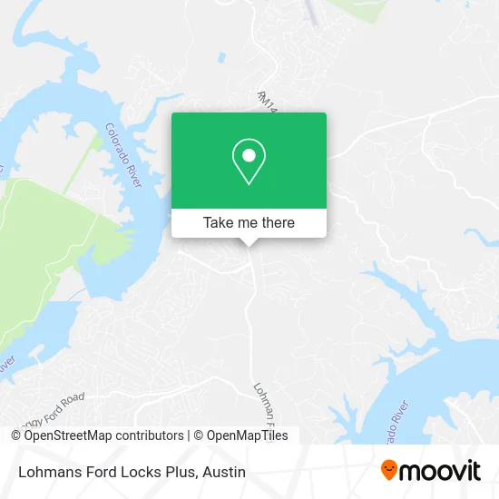 Lohmans Ford Locks Plus map