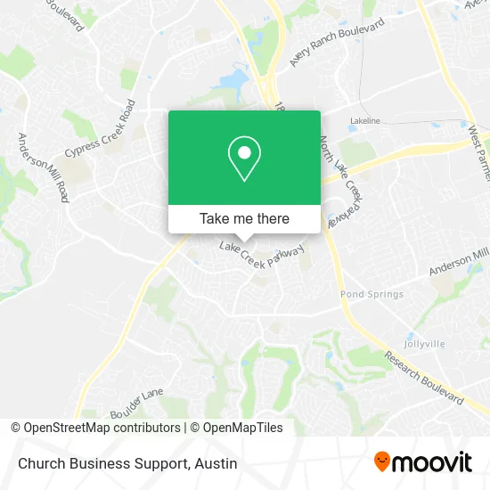 Church Business Support map
