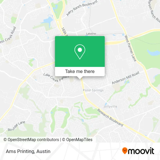 Ams Printing map