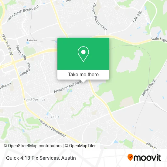Quick 4:13 Fix Services map